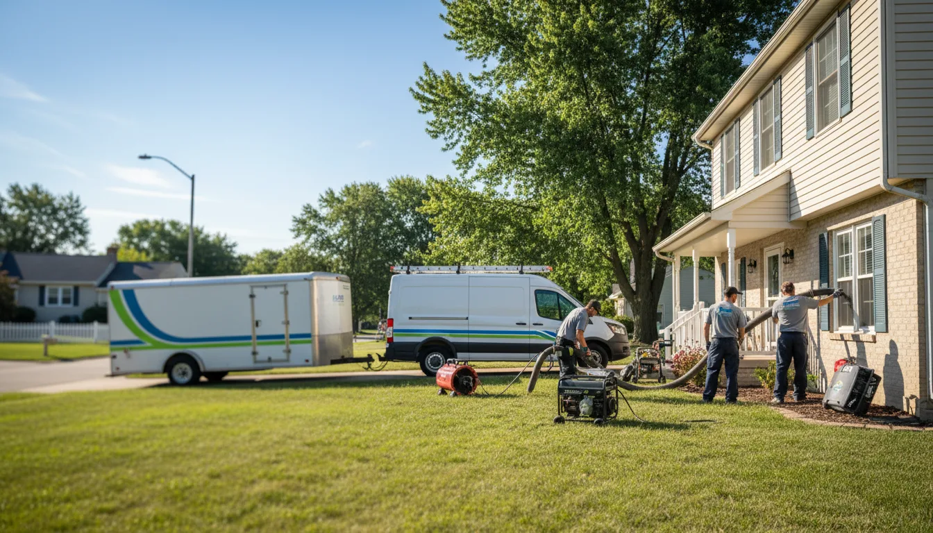 Flooded Basement Restoration And Cleanup With Repair in Kewaunee, WI near me